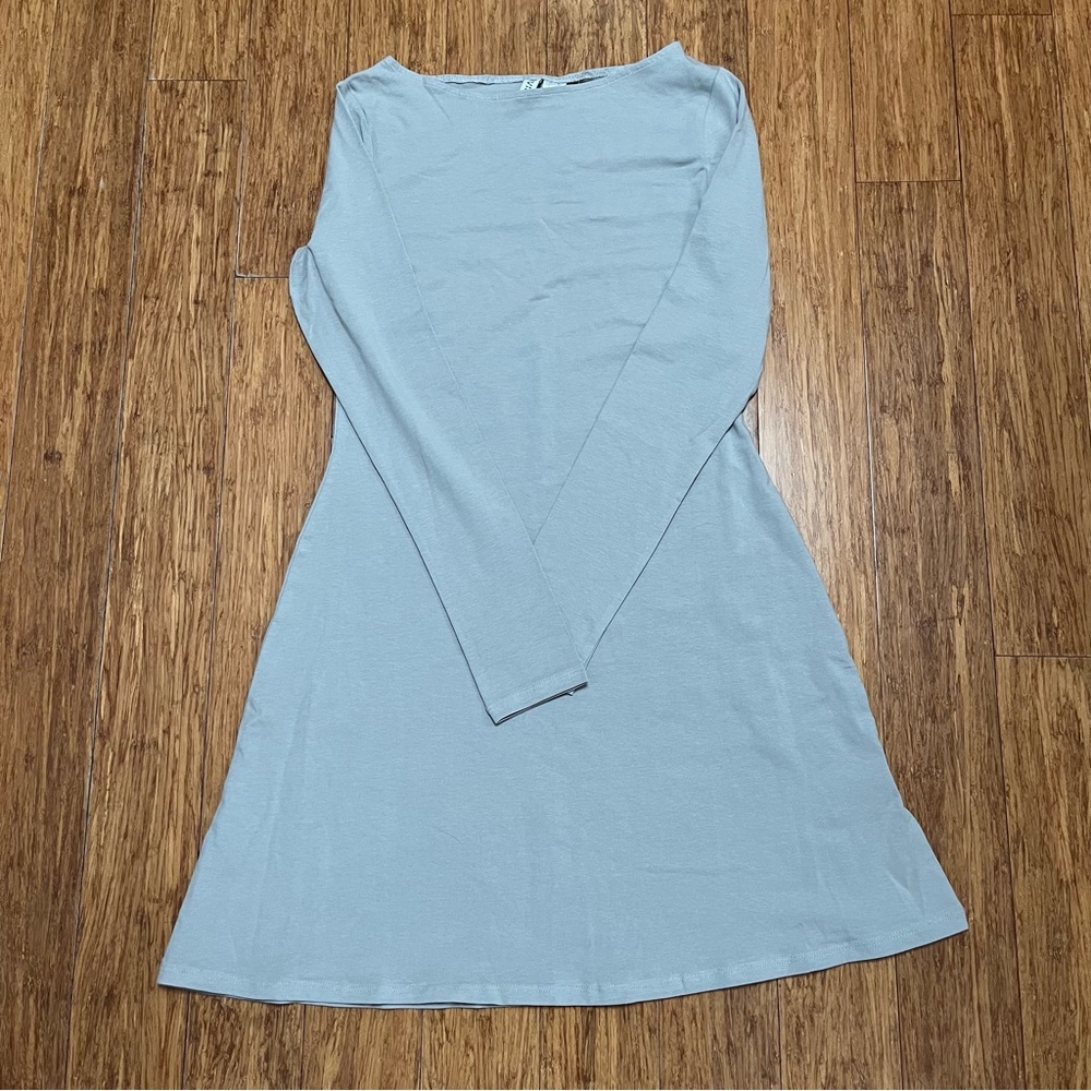 H&M Light Grey Midi Dress